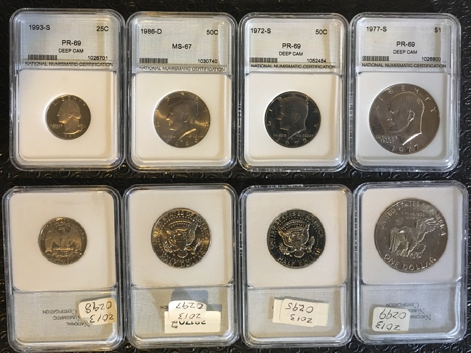 Coins *Estate Collection* Uncirculated/Proof Coins Slabbed U.S 